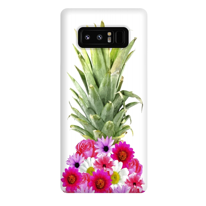 Galaxy Note 8 StrongFit Pineapple Flowers by Alemi