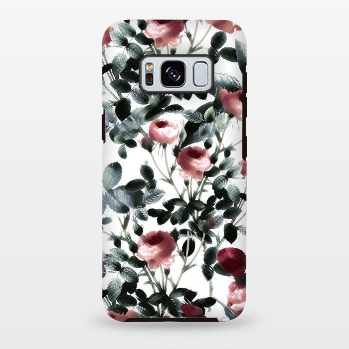 Galaxy S8 plus StrongFit Romantic pastel rose garden by Oana 