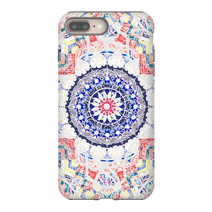 iPhone 7 plus StrongFit Festival ethnic colorful mandala drawing by Oana 