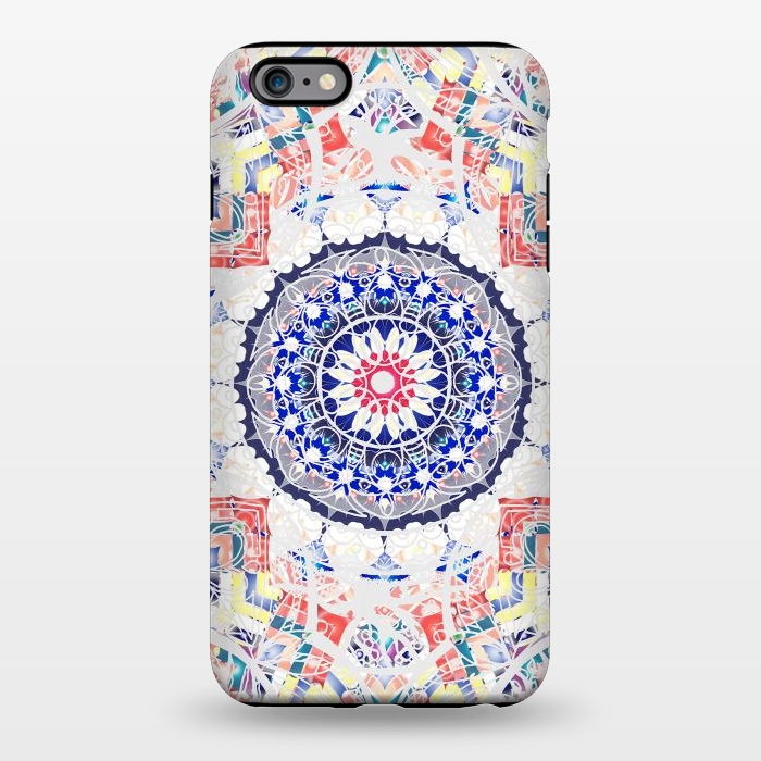 iPhone 6/6s plus StrongFit Festival ethnic colorful mandala drawing by Oana 