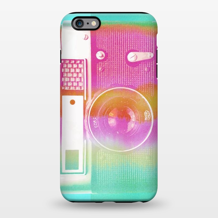 iPhone 6/6s plus StrongFit Colorful pastel vintage camera by Oana 