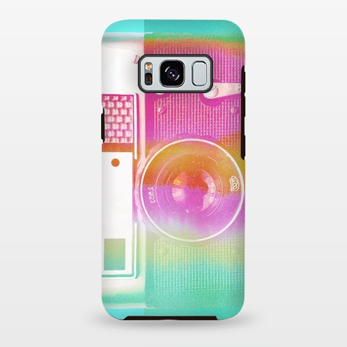 Galaxy S8 plus StrongFit Colorful pastel vintage camera by Oana 