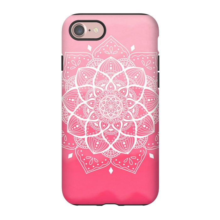 iPhone 7 StrongFit Pink mandala by Jms