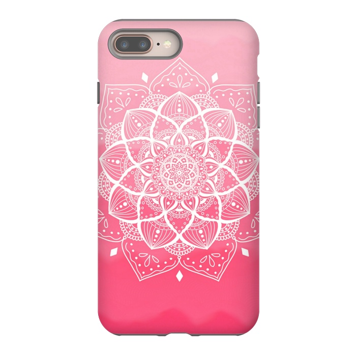 iPhone 7 plus StrongFit Pink mandala by Jms