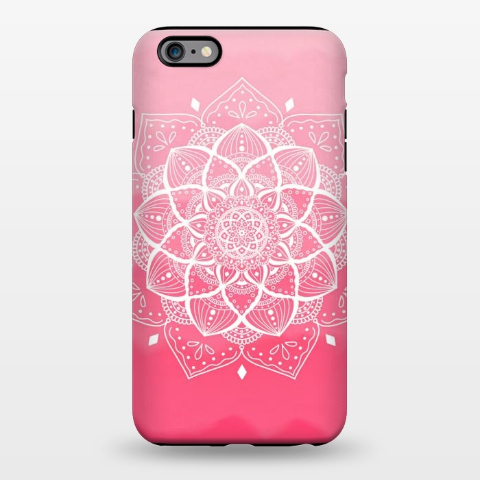 iPhone 6/6s plus StrongFit Pink mandala by Jms