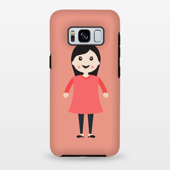 Galaxy S8 plus StrongFit young girl smiling by TMSarts