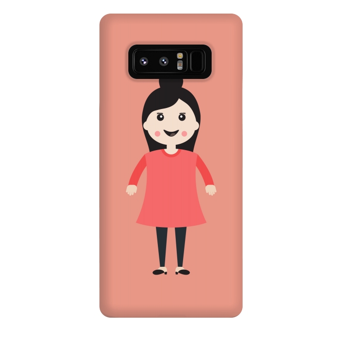 Galaxy Note 8 StrongFit young girl smiling by TMSarts
