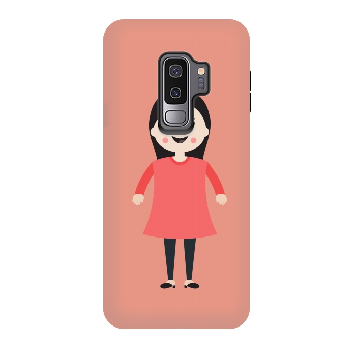 Galaxy S9 plus StrongFit young girl smiling by TMSarts