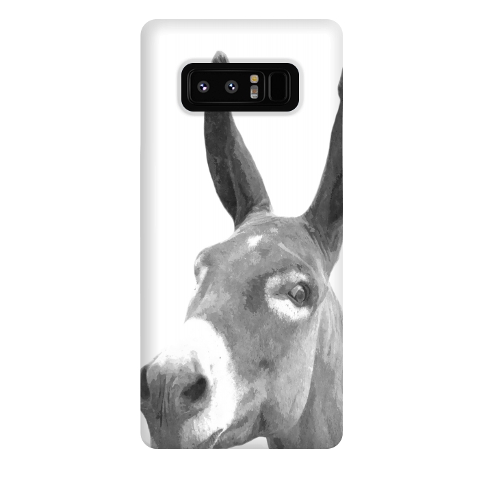 Galaxy Note 8 StrongFit Black and White Donkey by Alemi