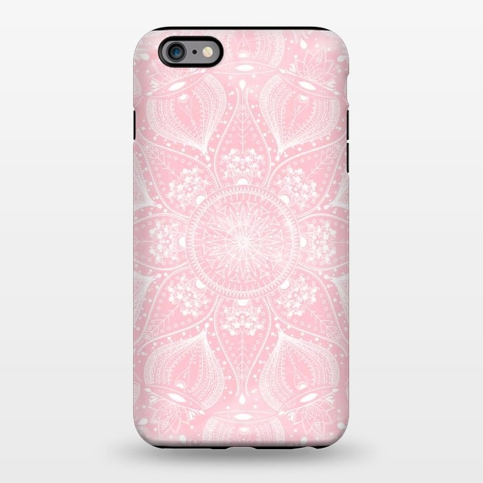 iPhone 6/6s plus StrongFit Elegant white mandala design by InovArts