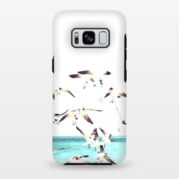 Galaxy S8 plus StrongFit Seagulls by Alemi