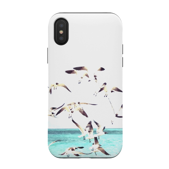 iPhone Xs / X StrongFit Seagulls by Alemi