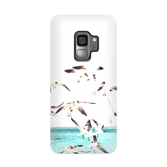 Galaxy S9 StrongFit Seagulls by Alemi