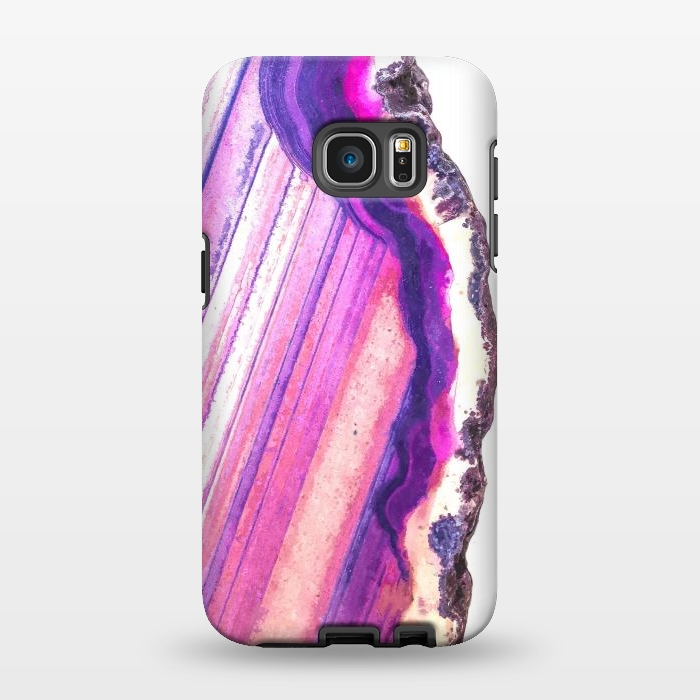 Galaxy S7 EDGE StrongFit Violet Agate Illustration by Alemi