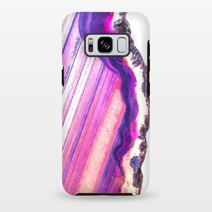 Galaxy S8 plus StrongFit Violet Agate Illustration by Alemi