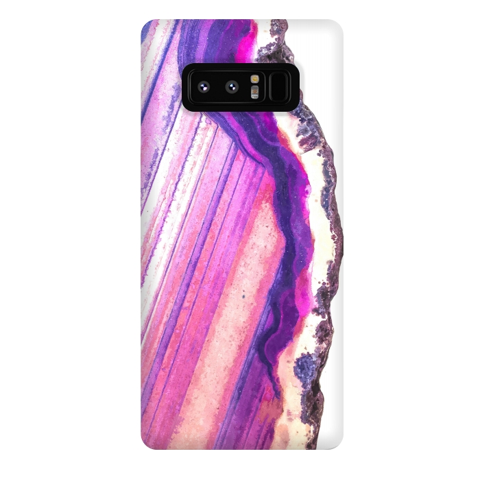Galaxy Note 8 StrongFit Violet Agate Illustration by Alemi