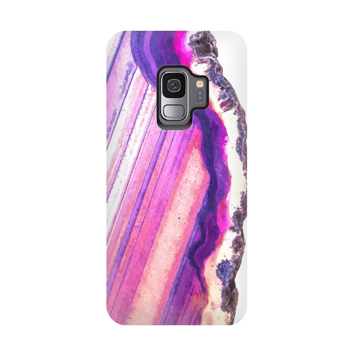 Galaxy S9 StrongFit Violet Agate Illustration by Alemi