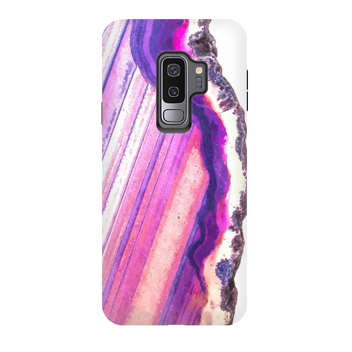 Galaxy S9 plus StrongFit Violet Agate Illustration by Alemi