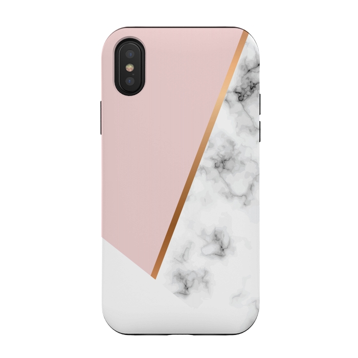 iPhone Xs / X StrongFit Marble III 007 by Jelena Obradovic