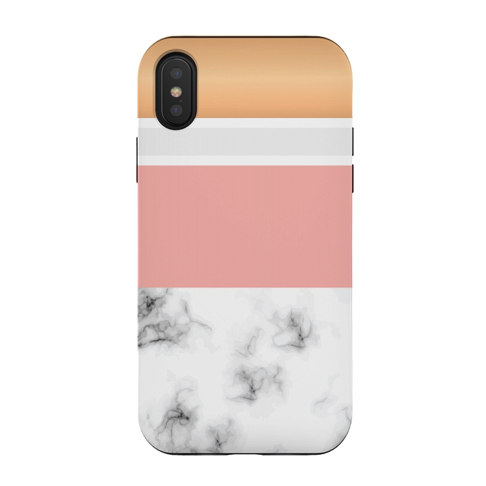 iPhone Xs / X StrongFit Marble III 021 by Jelena Obradovic