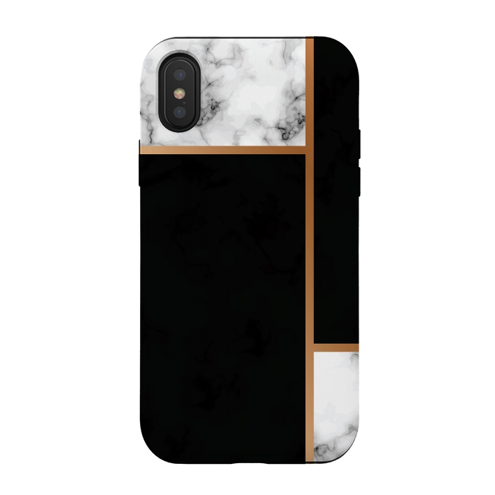 iPhone Xs / X StrongFit Marble III 080 by Jelena Obradovic