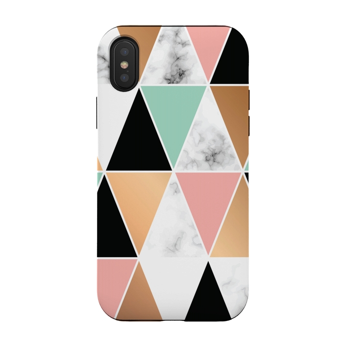 iPhone Xs / X StrongFit Marble III 083 by Jelena Obradovic
