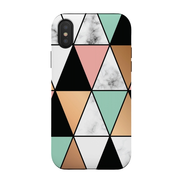 iPhone Xs / X StrongFit Marble III 084 by Jelena Obradovic
