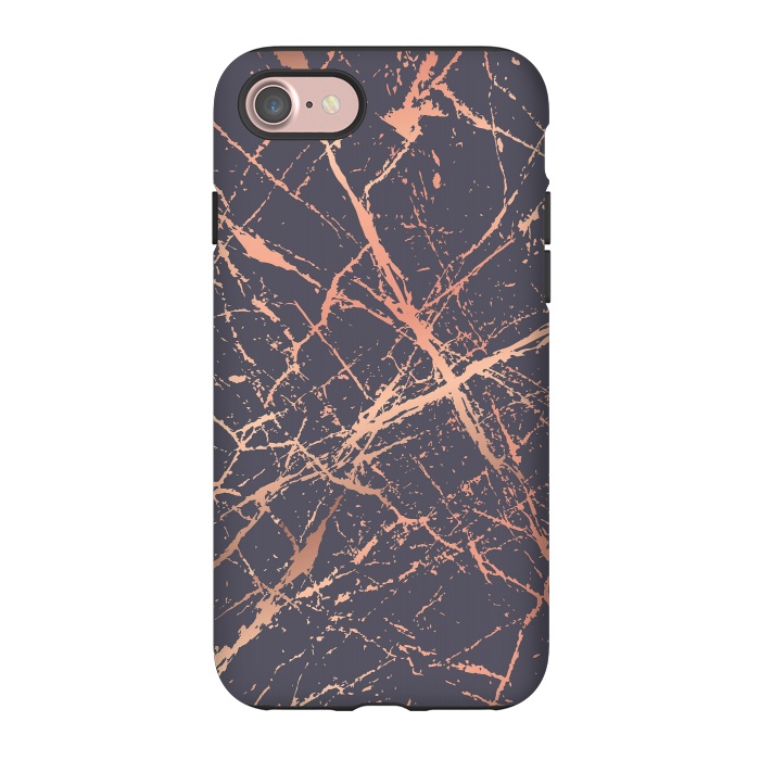 iPhone 7 StrongFit Copper Splatter 001 by Jelena Obradovic