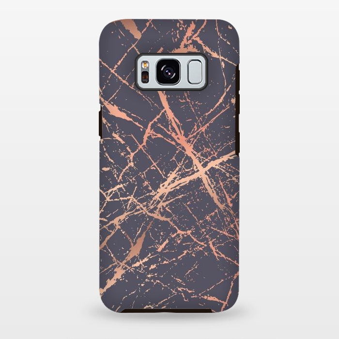 Galaxy S8 plus StrongFit Copper Splatter 001 by Jelena Obradovic