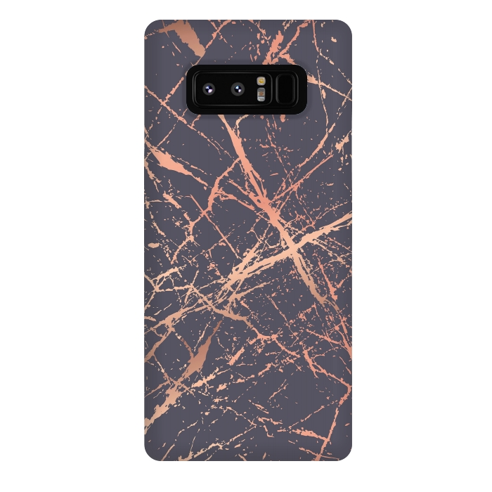 Galaxy Note 8 StrongFit Copper Splatter 001 by Jelena Obradovic