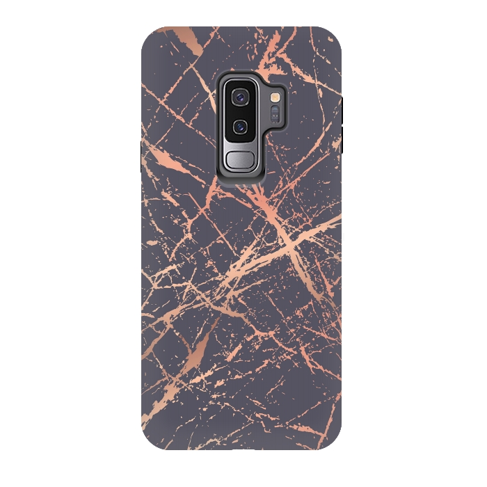 Galaxy S9 plus StrongFit Copper Splatter 001 by Jelena Obradovic