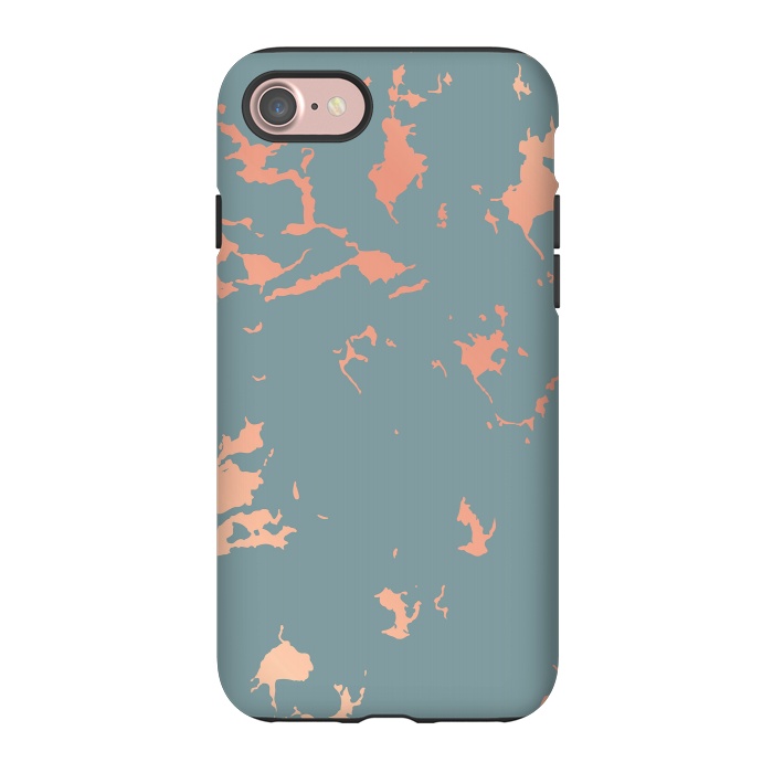 iPhone 7 StrongFit Copper Splatter 002 by Jelena Obradovic