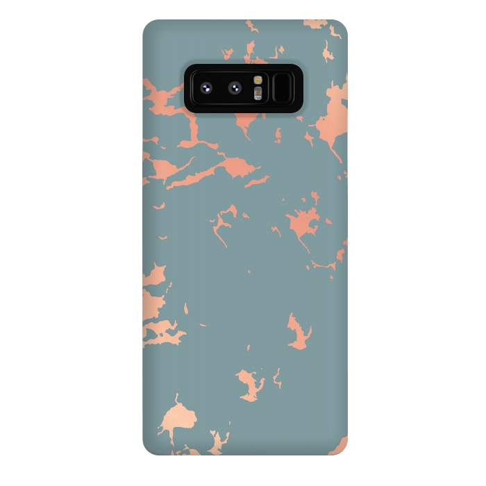 Galaxy Note 8 StrongFit Copper Splatter 002 by Jelena Obradovic