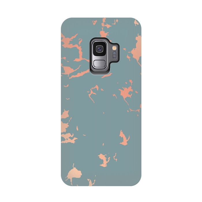 Galaxy S9 StrongFit Copper Splatter 002 by Jelena Obradovic