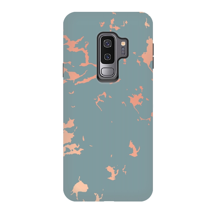 Galaxy S9 plus StrongFit Copper Splatter 002 by Jelena Obradovic