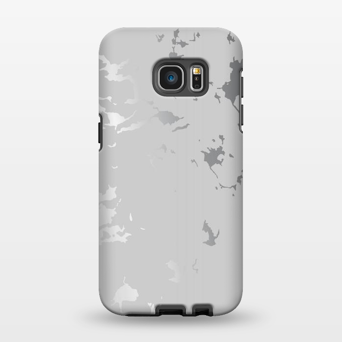 Galaxy S7 EDGE StrongFit Silver Splatter 001 by Jelena Obradovic