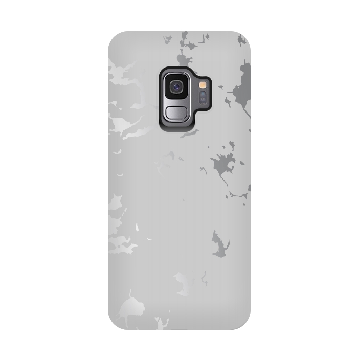 Galaxy S9 StrongFit Silver Splatter 001 by Jelena Obradovic