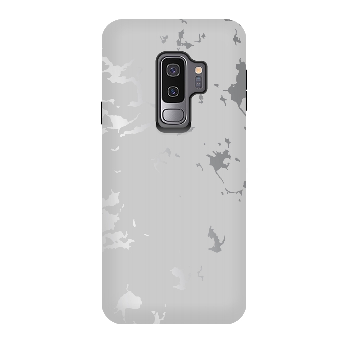 Galaxy S9 plus StrongFit Silver Splatter 001 by Jelena Obradovic