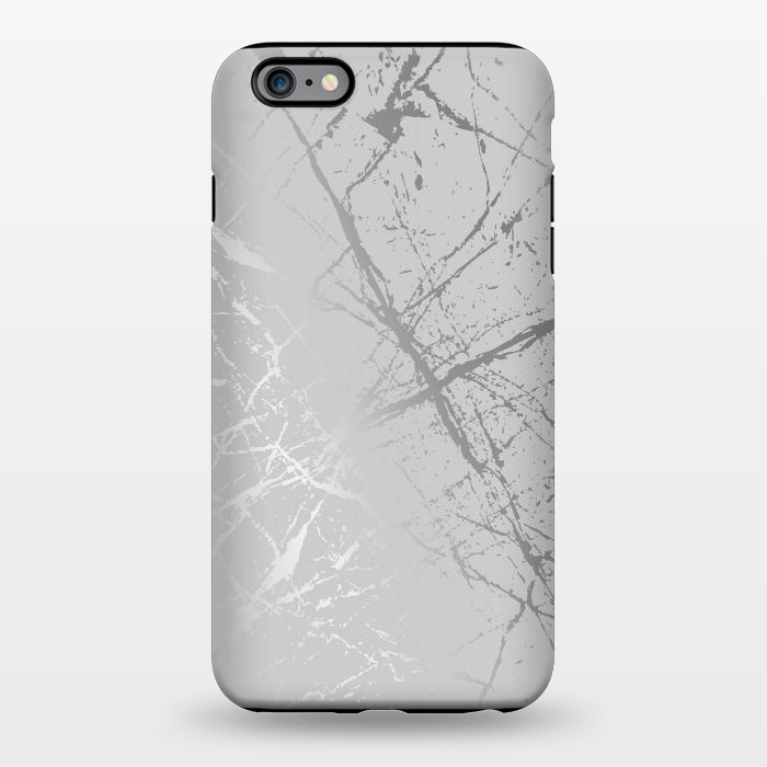 iPhone 6/6s plus StrongFit Silver Splatter 002 by Jelena Obradovic