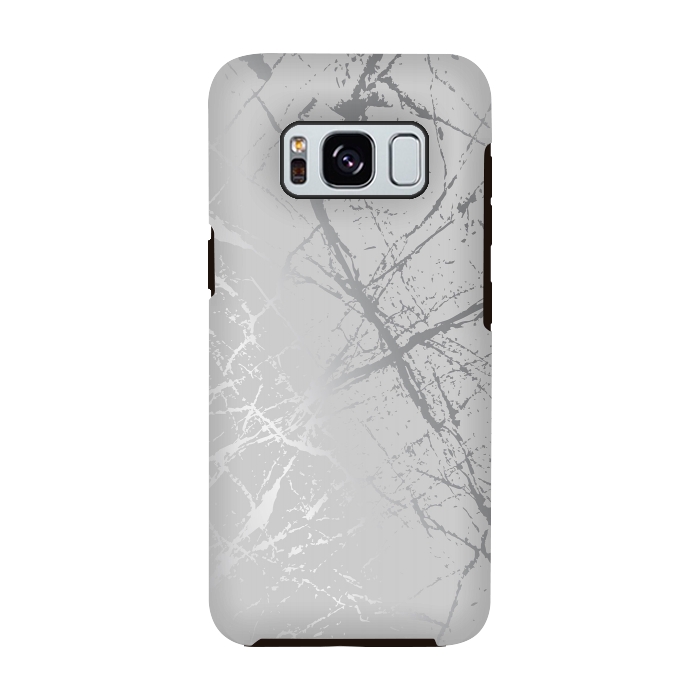 Galaxy S8 StrongFit Silver Splatter 002 by Jelena Obradovic