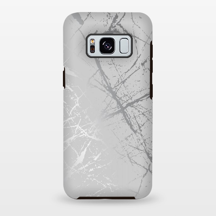 Galaxy S8 plus StrongFit Silver Splatter 002 by Jelena Obradovic