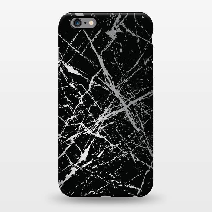 iPhone 6/6s plus StrongFit Silver Splatter 003 by Jelena Obradovic