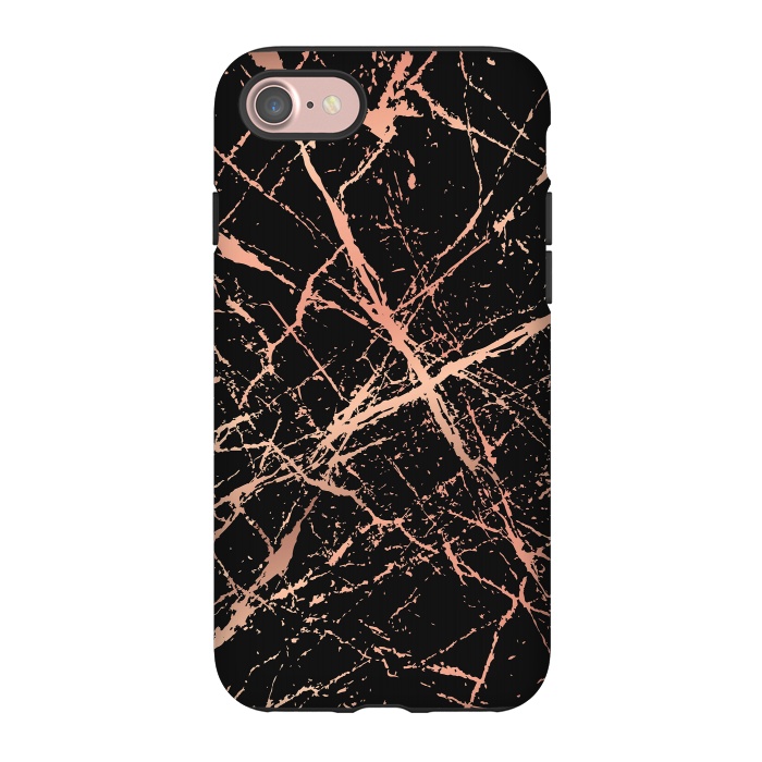 iPhone 7 StrongFit Copper Splatter 003 by Jelena Obradovic