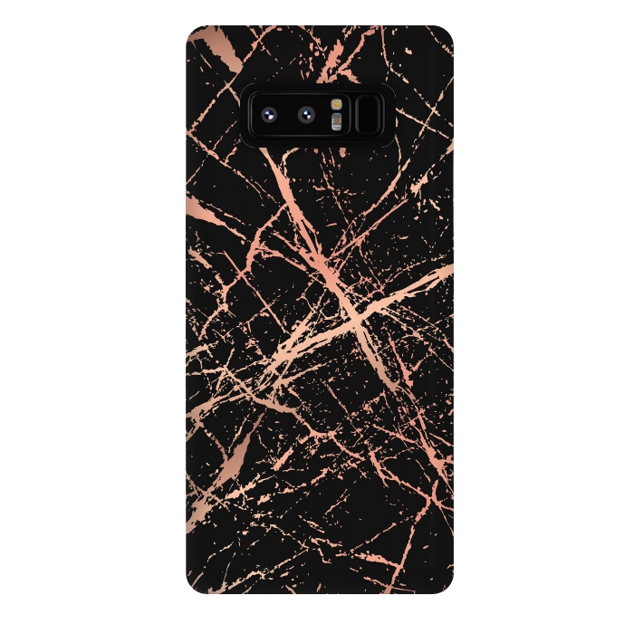 Galaxy Note 8 StrongFit Copper Splatter 003 by Jelena Obradovic