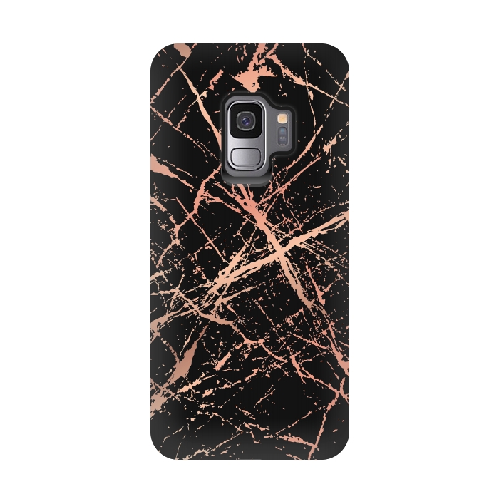 Galaxy S9 StrongFit Copper Splatter 003 by Jelena Obradovic