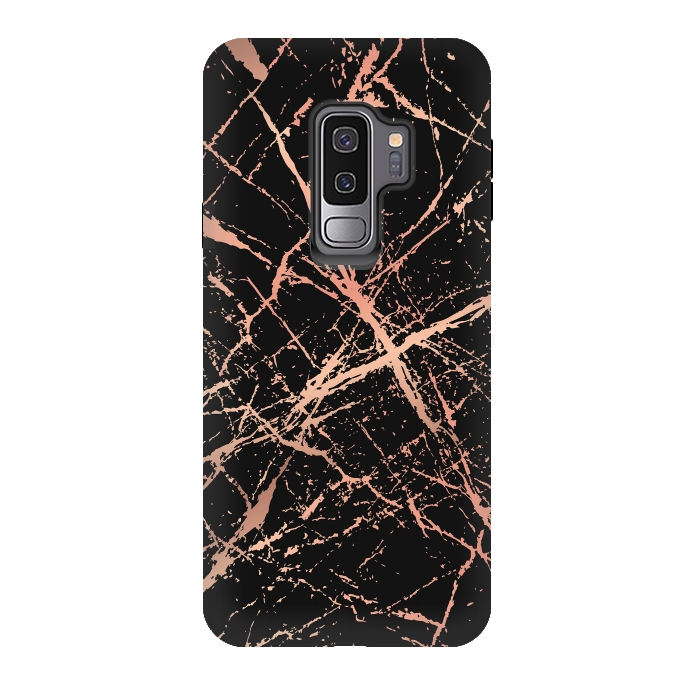 Galaxy S9 plus StrongFit Copper Splatter 003 by Jelena Obradovic
