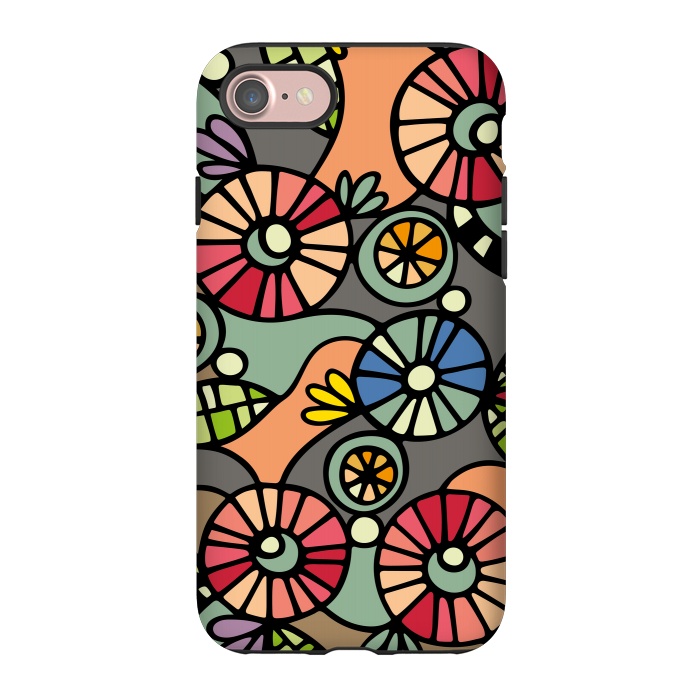 iPhone 7 StrongFit Wild Flowers by Majoih