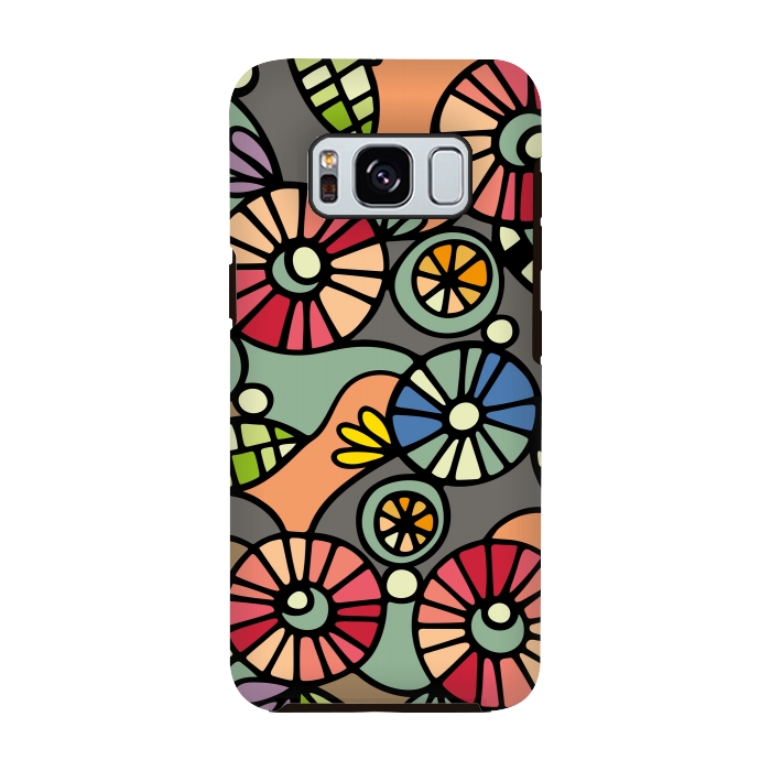 Galaxy S8 StrongFit Wild Flowers by Majoih