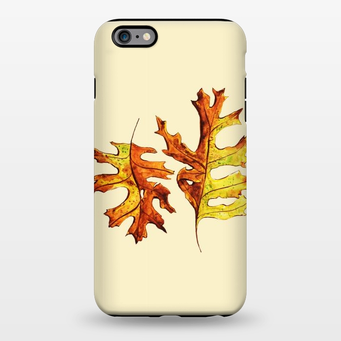 iPhone 6/6s plus StrongFit Ink Watercolor Painted Autumn Leaves Nature Lover by Boriana Giormova