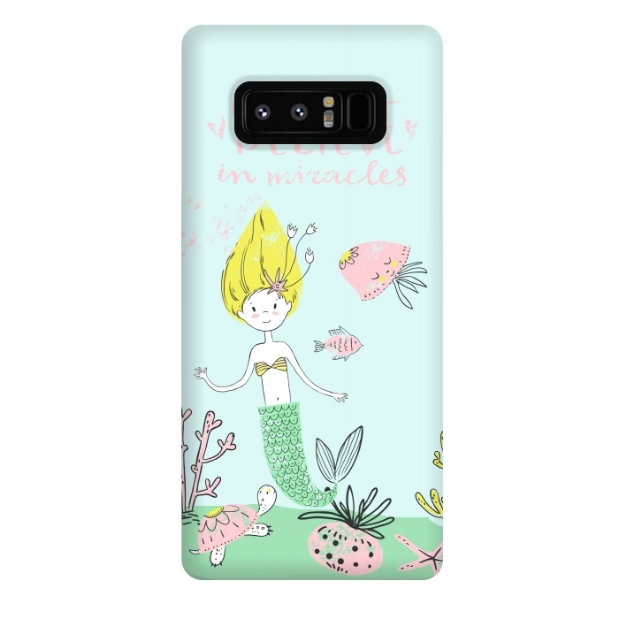 Galaxy Note 8 StrongFit Believe in mermaids by  Utart